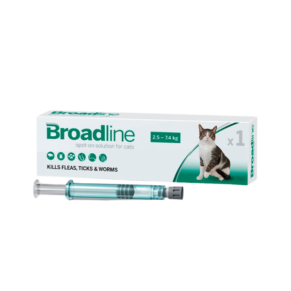 Broadline Pipeta Gato 2.5 -7.5kg Protege Interna Externa